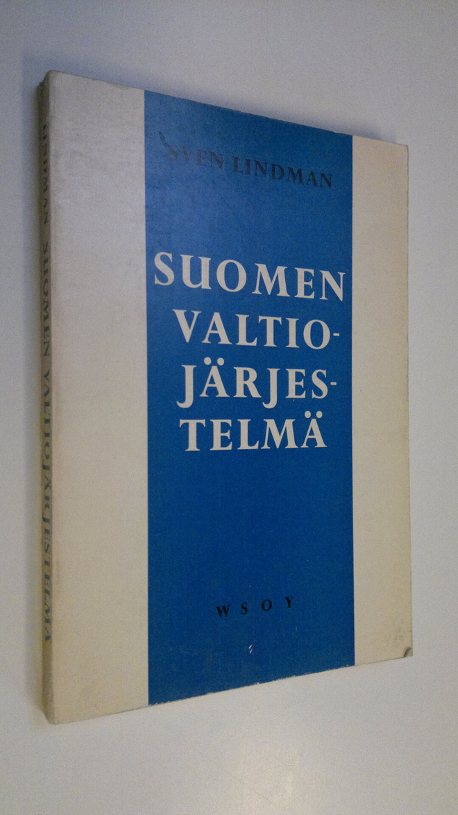 Sven Lindman : Suomen valtiojärjestelmä