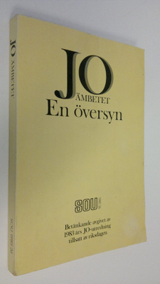 JO-ämbetet - En översyn : Betänkande avgivet av 1983 års ...