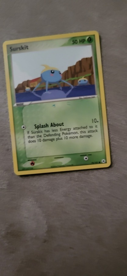 Surskit 76/101 non holo - Pokemon EX Hidden Legends Card