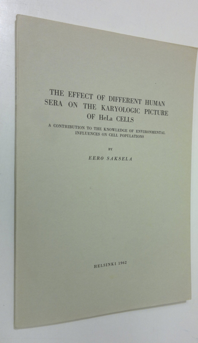 Eero Saksela : The effect of different human sera on the ...