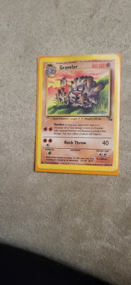 Graveler 37/62 - Fossil set Pokemon CCG uncommon card