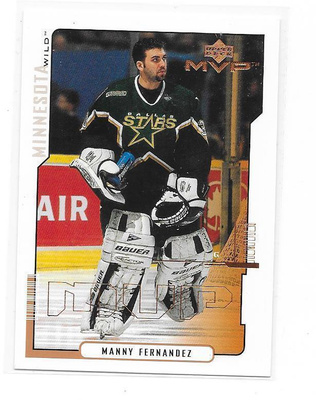2000-01 Upper Deck MVP #96 Manny Fernandez Minnesota Wild MV