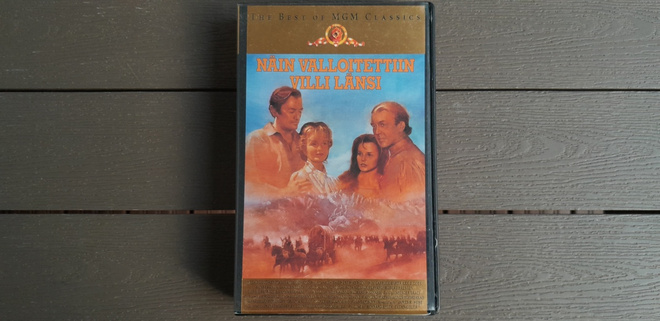 VHS: Näin Valloitettiin Villi Länsi (James Stewart 1962/1993