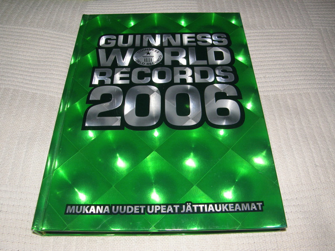 Guinness World Records 2006 Mukana uudet upeat jättiaukeamat