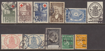 v.1931 Merkit leimattuna