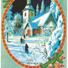 Jenny Nyström joulukortti (1995) taittokortti - pikkukuva 1