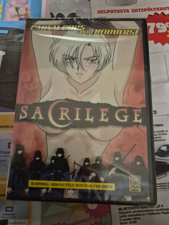 Sacrilege: Carnal Cops and Robbers! - DVD *UUSI*