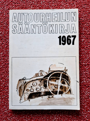 Moottoriurheilun sääntökirja 1967 hieno kunto