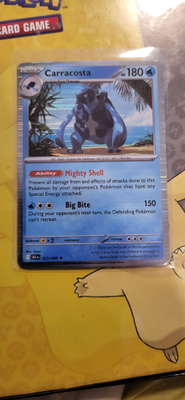Carracosta #23 Pokemon Black Bolt RARE HOLOGRAPHIC card