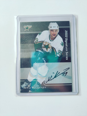 Niko Kapanen 01-02 BAP Signature Series Rookie AU