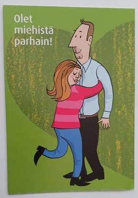 Olet miehistä parhain! (mainoskortti), ei p.