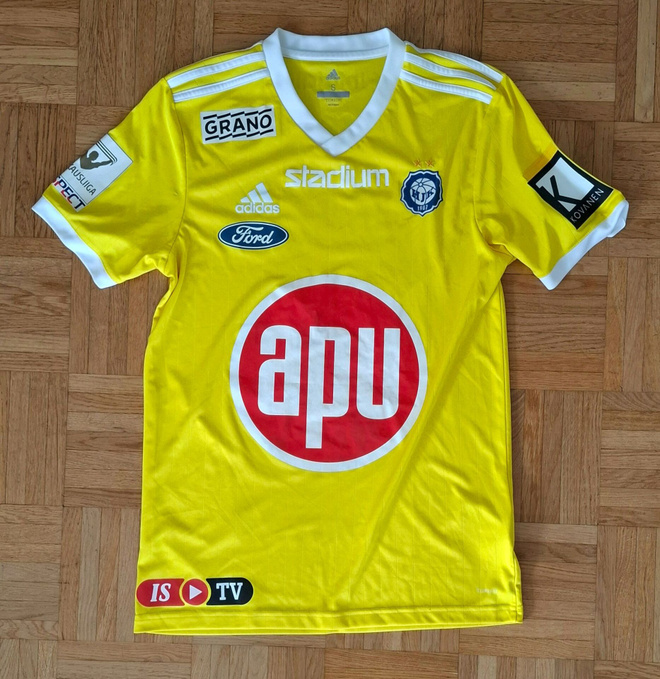 2020 HJK match worn pelipaita Adidas 9 Riku Riski
