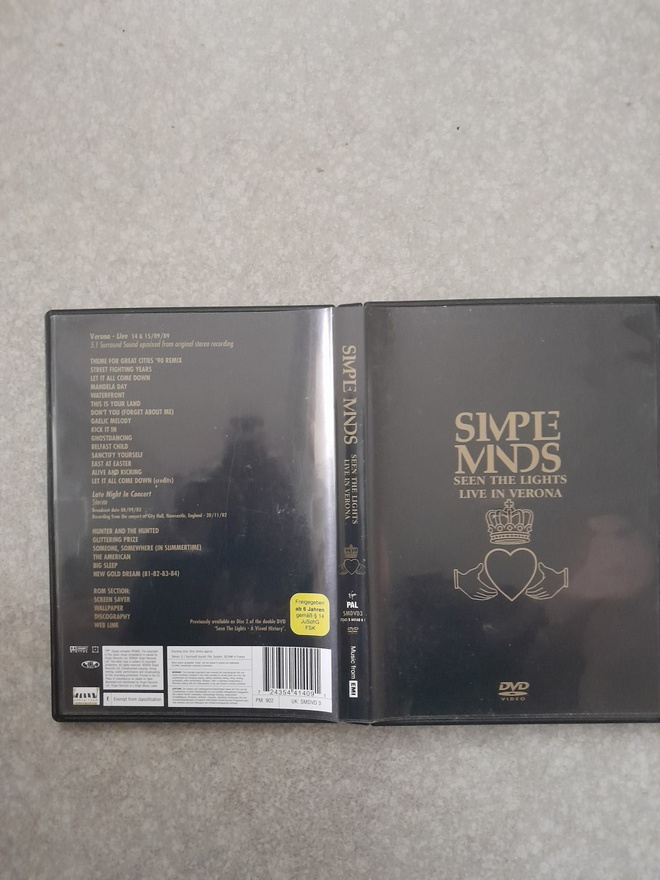 Simple minds dvd