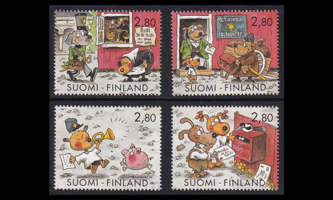 1265-8 ** Koiramäen lapset postissa (1994)