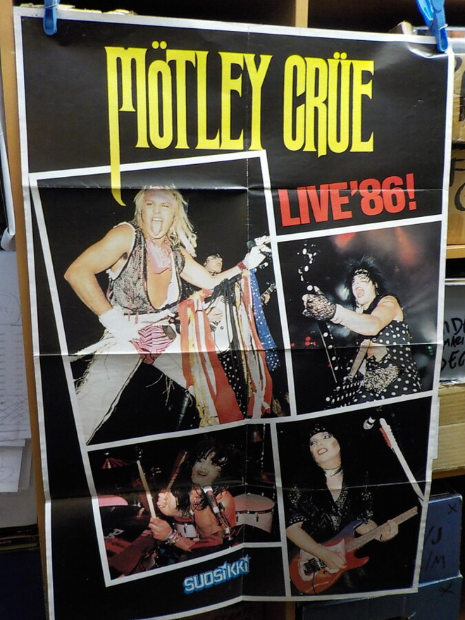 MÖTLEY CRÜE FOLD-OUT JULISTE