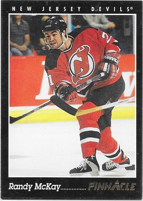1993-94 Pinnacle #322 Randy MacKay New Jersey Devils gooni
