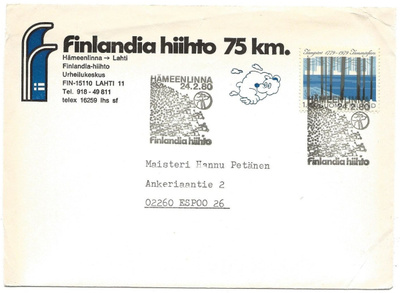 Erikoisleima Hämeenlinna (1980) Finlandia hiihto