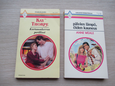 Harlekin kirjat 2 kpl