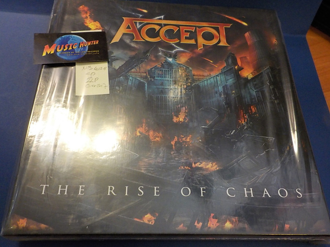 ACCEPT - THE RISE OF CHAOS 2LP + CD BOKSI