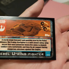 Rebel U-Wing Fighter #165 Topps star wars holo kortti - pikkukuva 2
