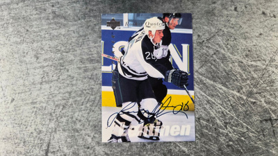 Jere Lehtinen 1995-96 Be a Player Rookie Auto