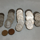 43kpl Hopea 1964-1986, 1 markka Hopea  - pikkukuva 4