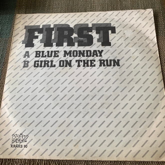 FIRST: Blue Monday * Girl On The Run * FIN 1986