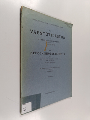 VI Väestötilastoa : 55 : 9 Lahden väestölaskenta joulukuu...