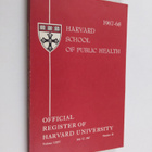 Harvard school of public health : Official register of Ha... - pikkukuva 1