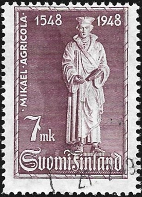 1948 Mikael Agricola 7 mk leimattu LaPe 356