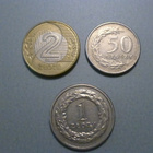 Puolan kolikoita Polish zloty 2, 1, 50 Groschen 3kpl #8 - pikkukuva 1
