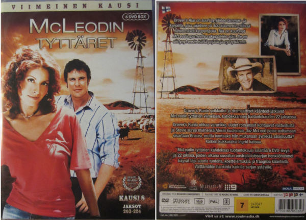 UUSI!! McLeodin tyttäret : Kausi 8 (6DVD)