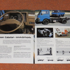 1986 Nissan Cabstar kuorma-auto esite - KUIN UUSI - suom - pikkukuva 2