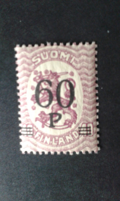 1921 lisäpainama 60{40 lila**