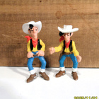 HYVÄT 80-90-LUVUN 2 kpl LUCKY LUKE + JOLLY JUMPER FIGUURIT - pikkukuva 3