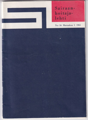 Sairaanhoitajalehti nro. 16 marraskuu 1 1965