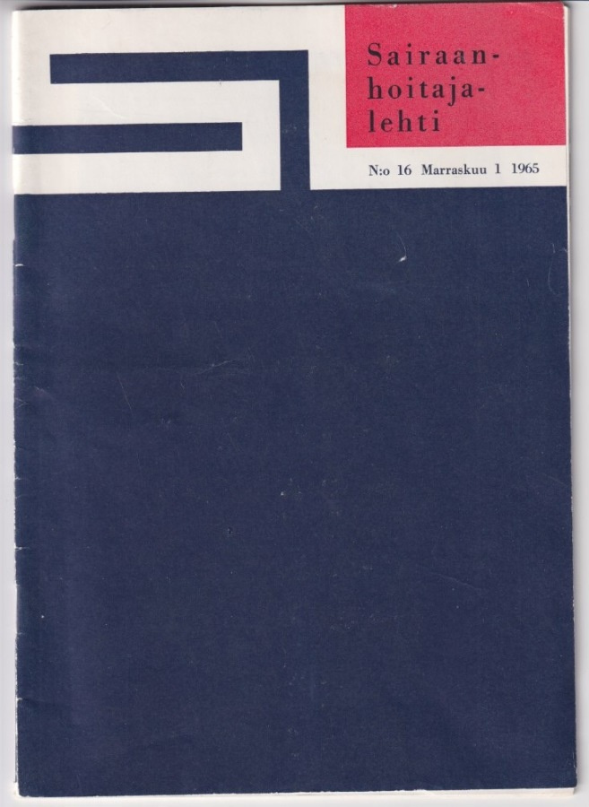 Sairaanhoitajalehti nro. 16 marraskuu 1 1965