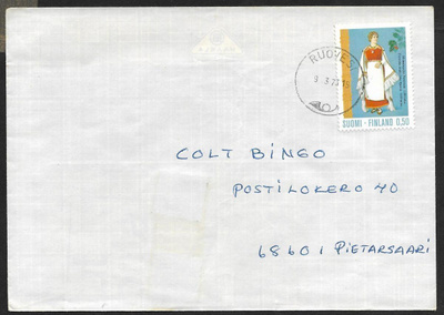 Postilähetys - Kansanpuku (LAPE 709) Ruovesi 9.3.73