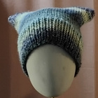 Alina´s Handmade käsityö HATTU sinisävyinen - pikkukuva 1