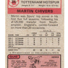 Purkkakuva Jalkapallo n:o 56 1973-74 MARTIN CHIVERS. TOTTENH - pikkukuva 2