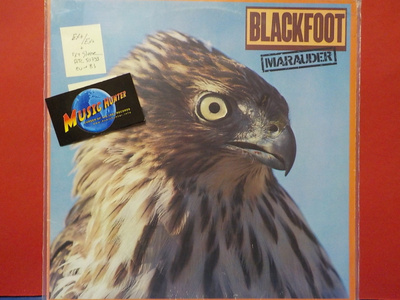 BLACKFOOT - MARAUDER - EU 1981 TXT SLEEVE EX+/EX+ LP