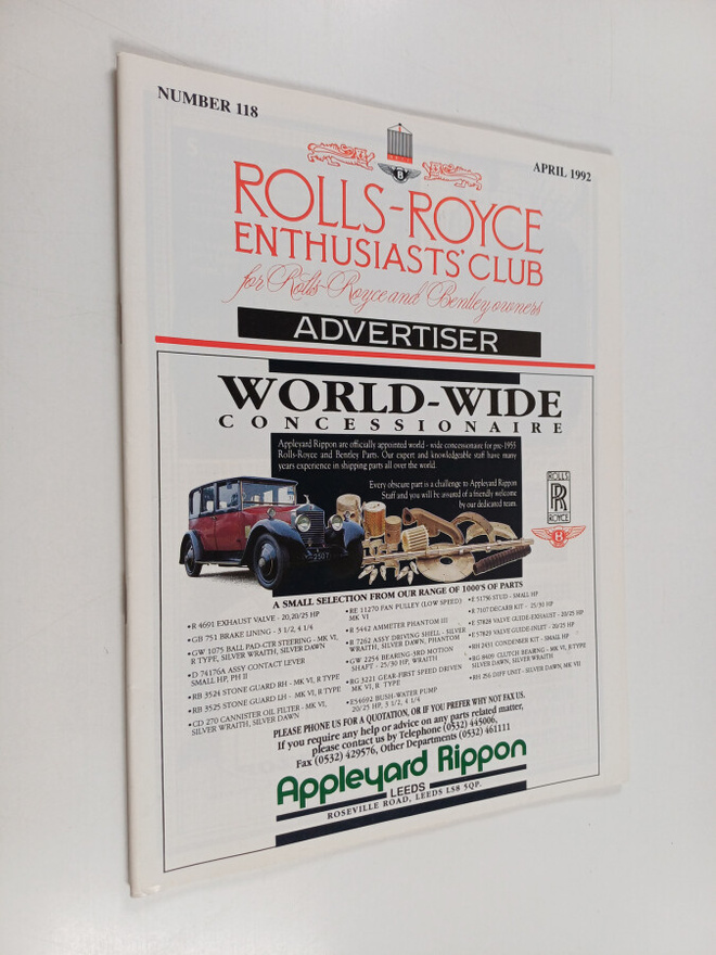Rolls-Royce enthusiasts' club for Rolls-Royce and Bentley...