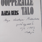 Maria Berg : Oopperalle talo (tekijän omiste, numeroitu) - pikkukuva 3