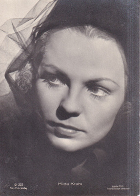 Hilde Krahl. filmitähti. e325