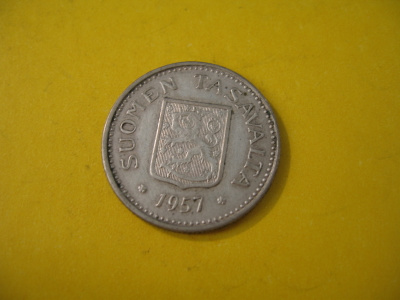 100 markkaa 1957 - hopeaa