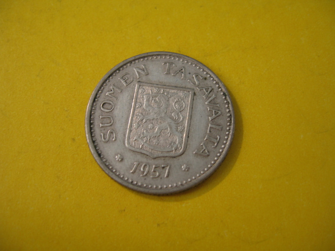 100 markkaa 1957 - hopeaa
