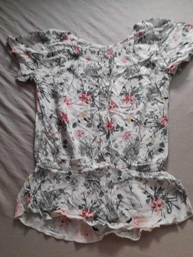 Kukkakuvio toppi koko M/L