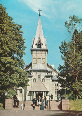 KIRKKOKORTTI - LAHTI - KESKI-LAHDEN KIRKKO - 1