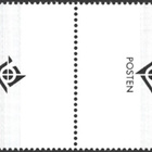ÅL 1993 Yleismerkit 2,70 mk välilöpari logo ** LaPe 076 - pikkukuva 2