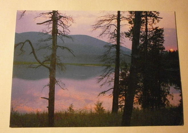 Raattama, Hotelli Vuontispirtti (+ kartta takana) p. 1989